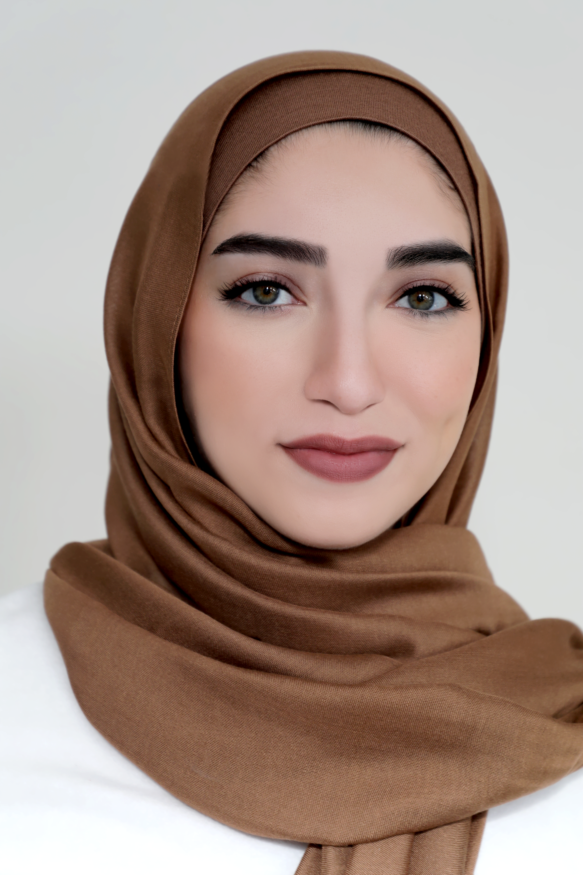 Modal Hijab Set-Chestnut