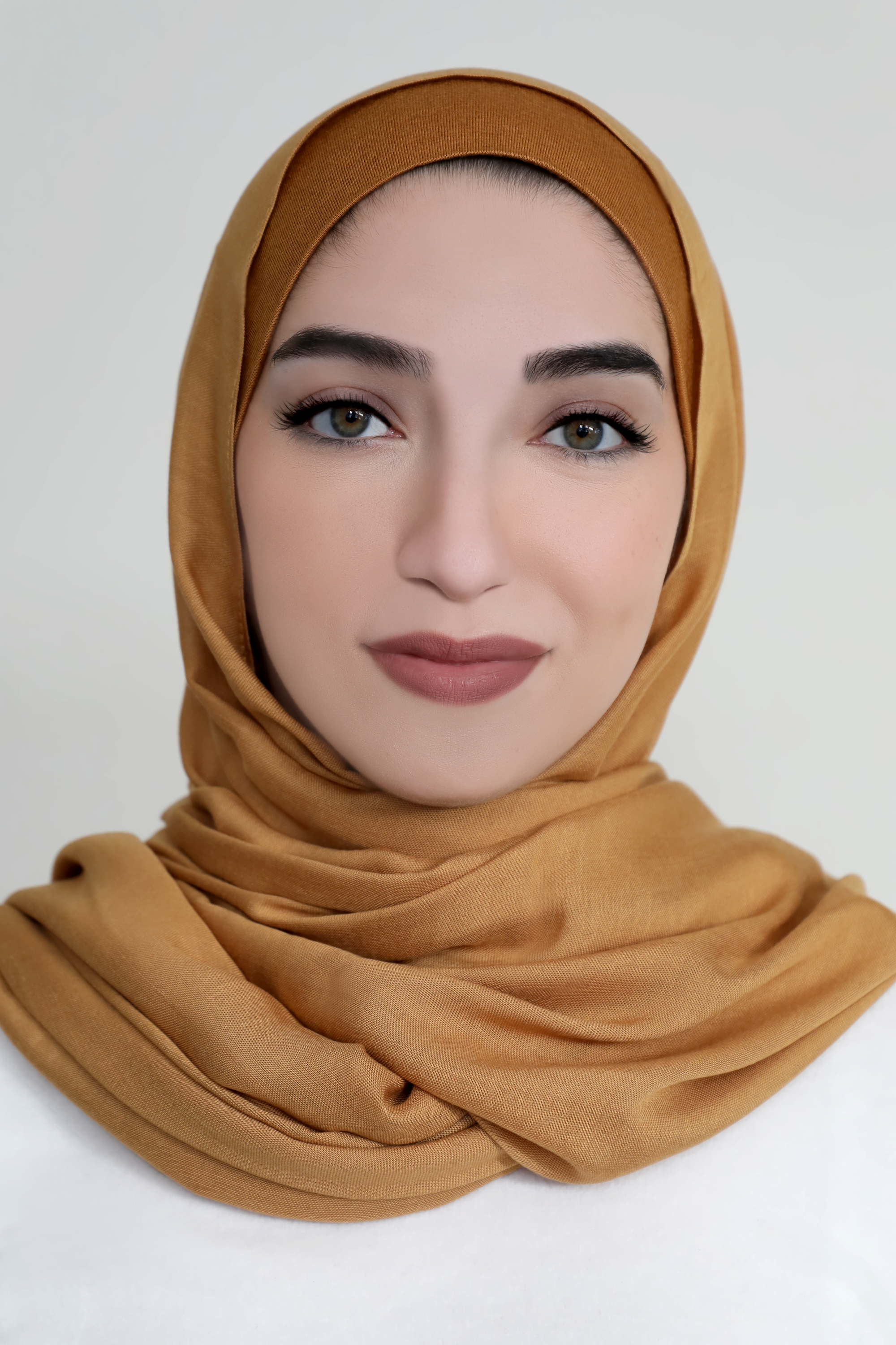 Modal Hijab Set-Honey Brown