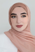 Modal Hijab Set-Coral Pink