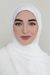 Chiffon Hijab Set-White