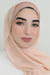 Chiffon Hijab Set-Almond