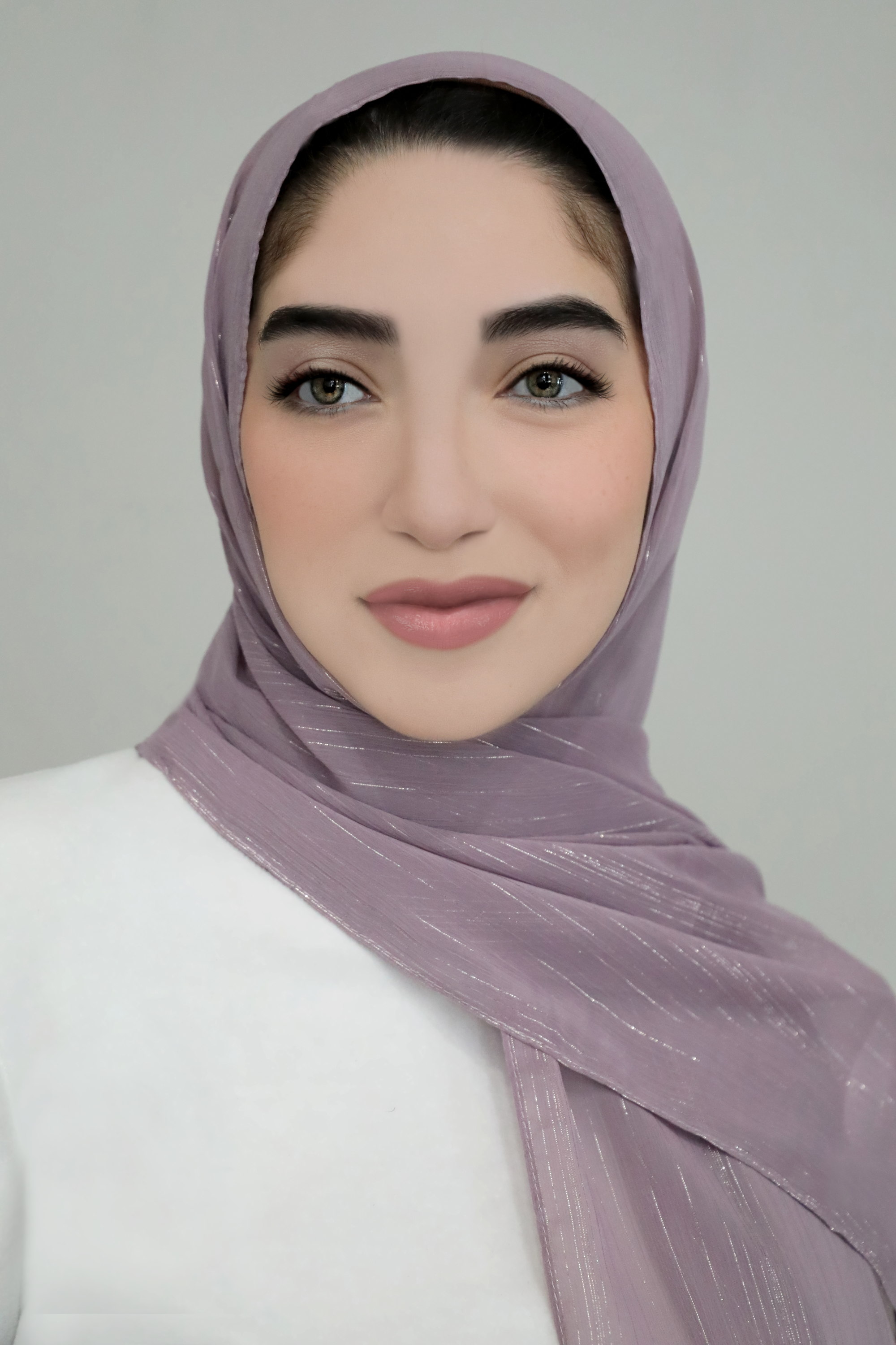 Lurex Shimmer Chiffon Hijab-Mauve