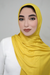 Small Shimmer Jersey Hijab-Mustard