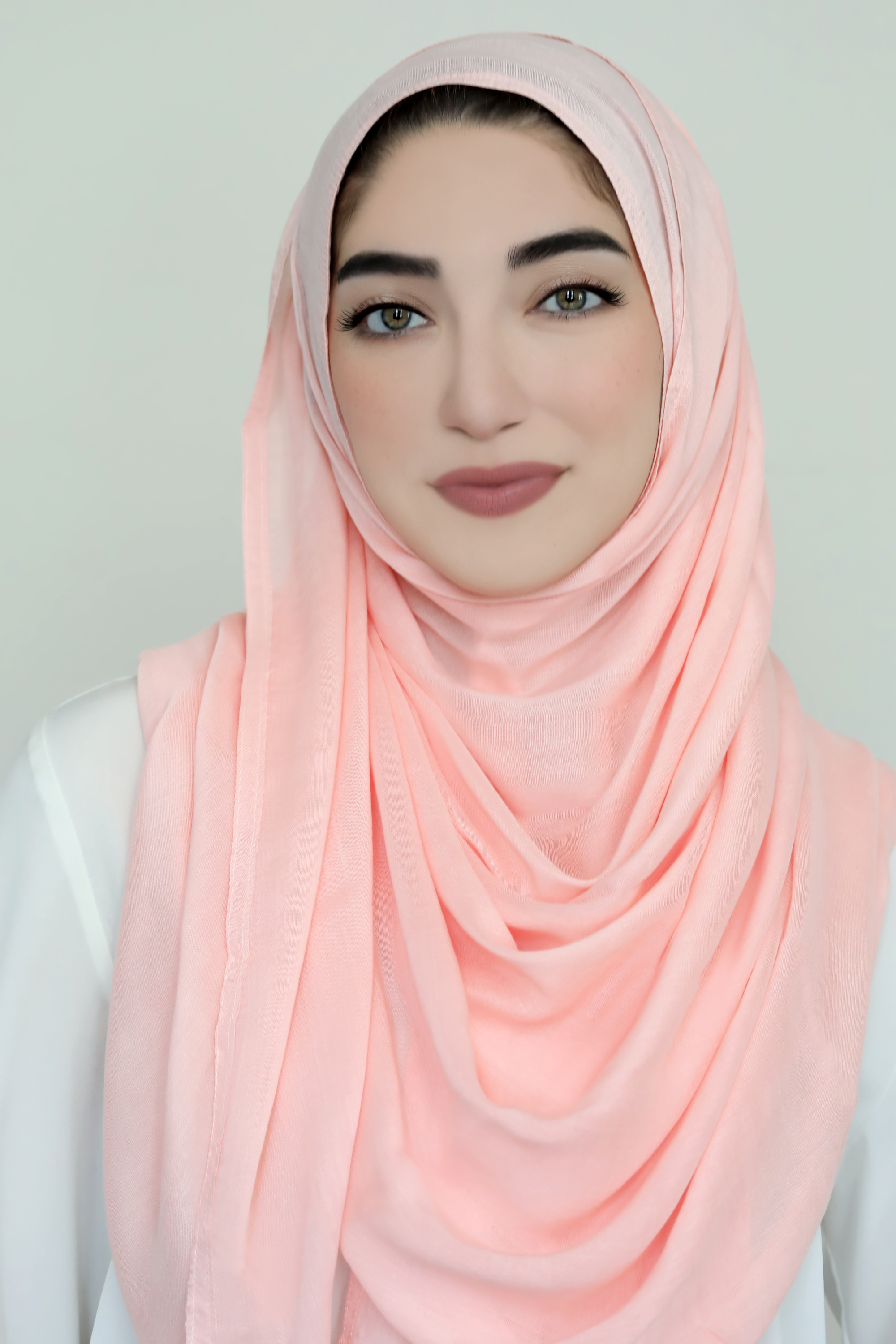 Classic Modal Hijab-Peach