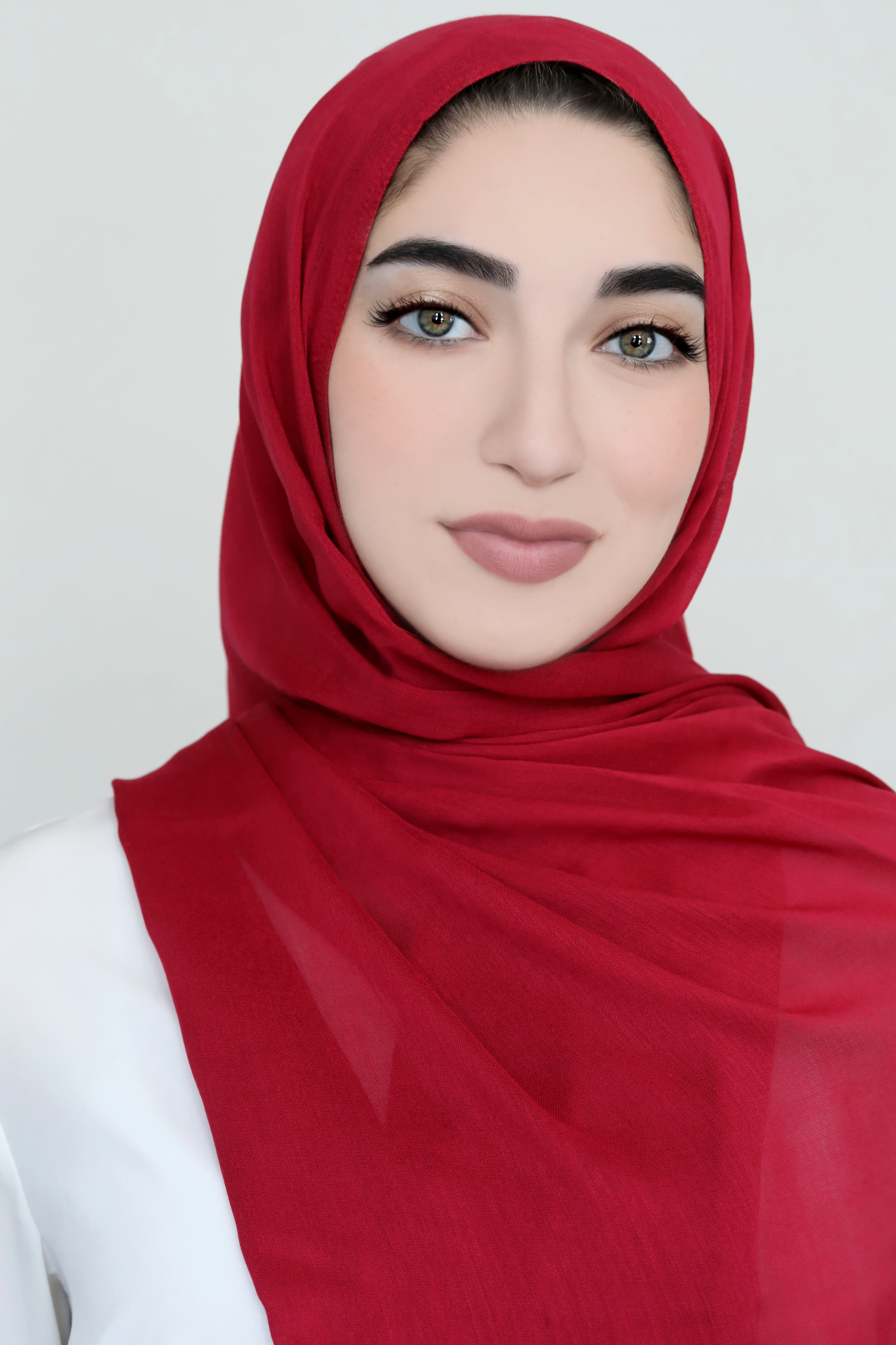 Classic Modal Hijab-Maroon