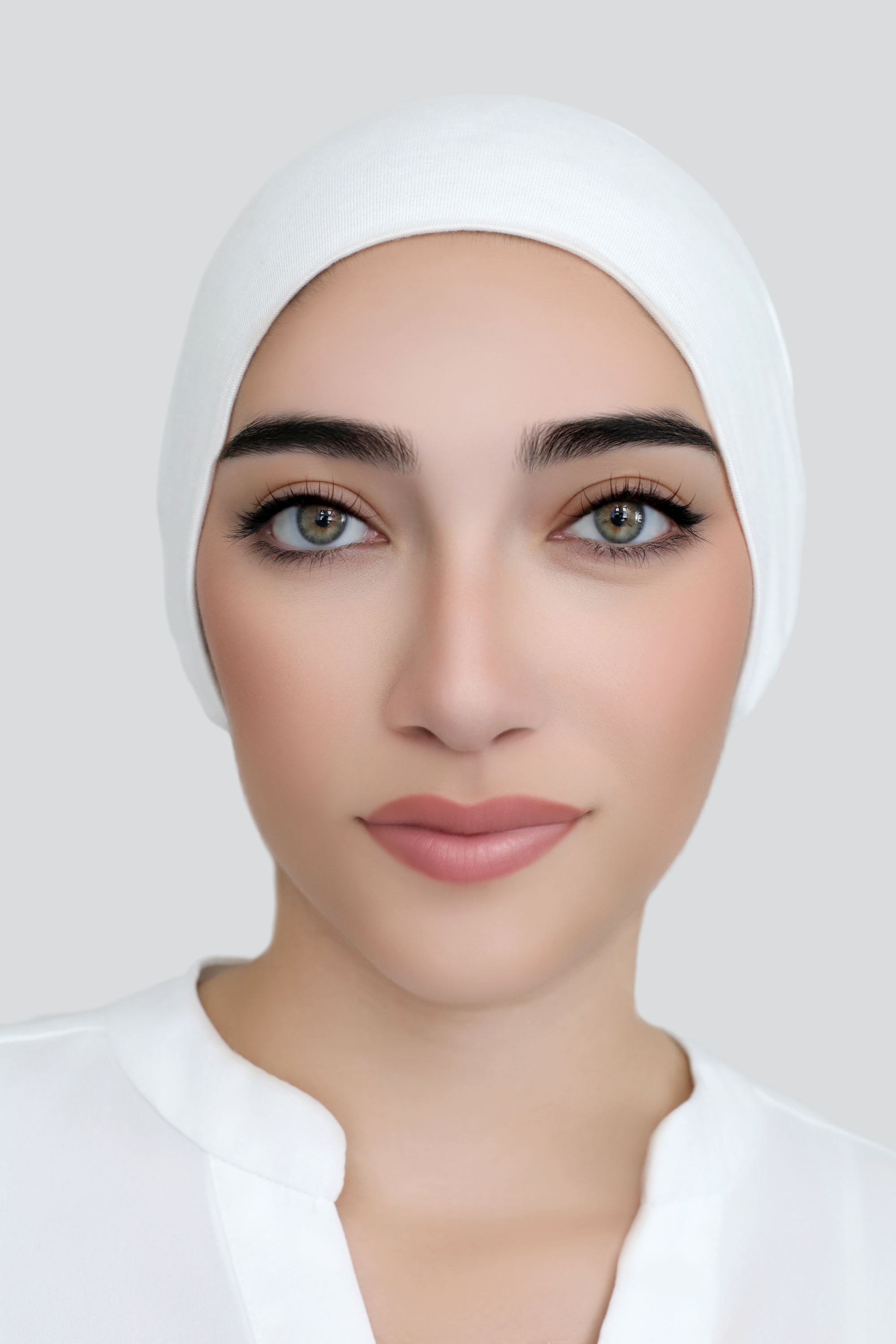 Chiffon Hijab Set-White