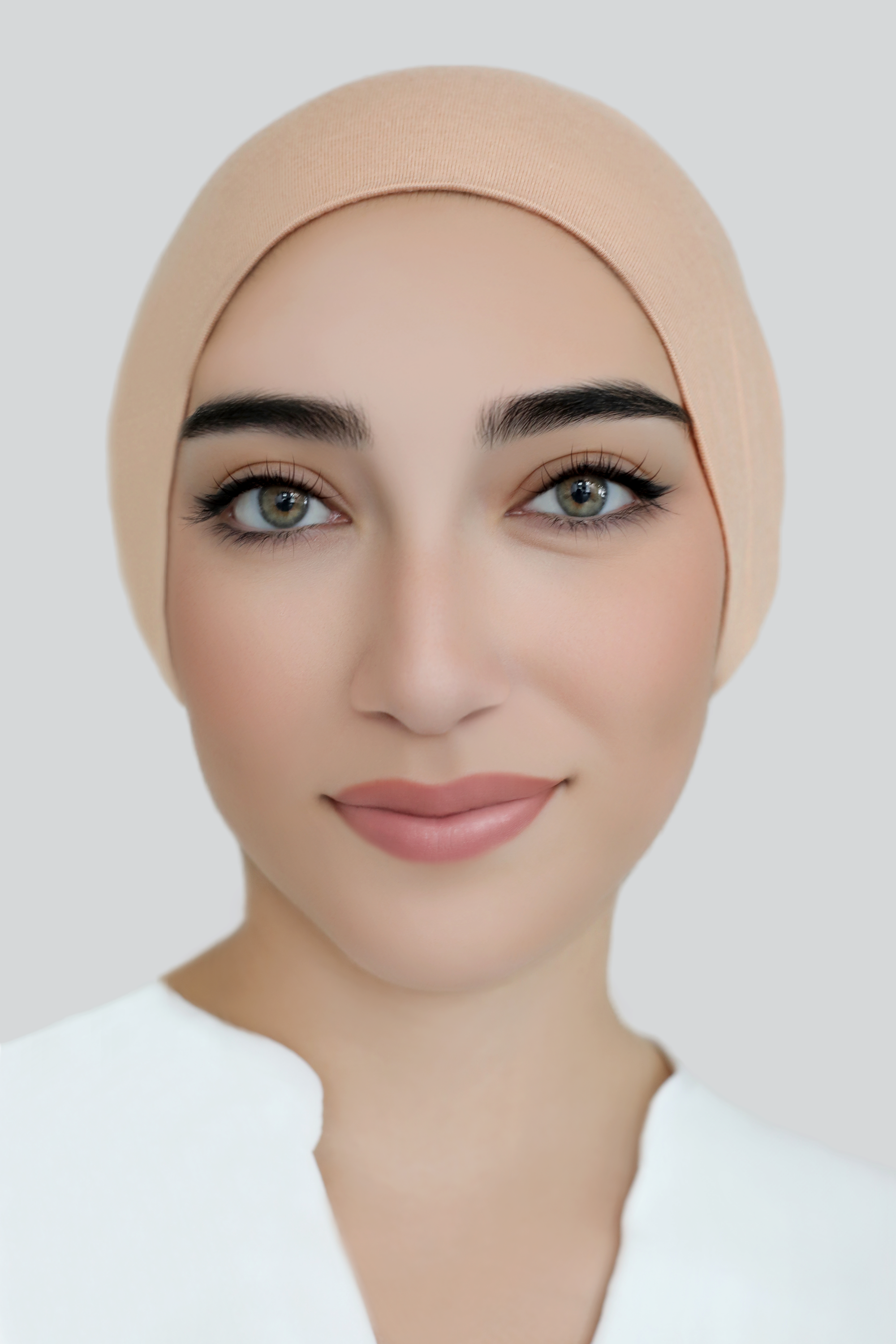 Chiffon Hijab Set-Nude