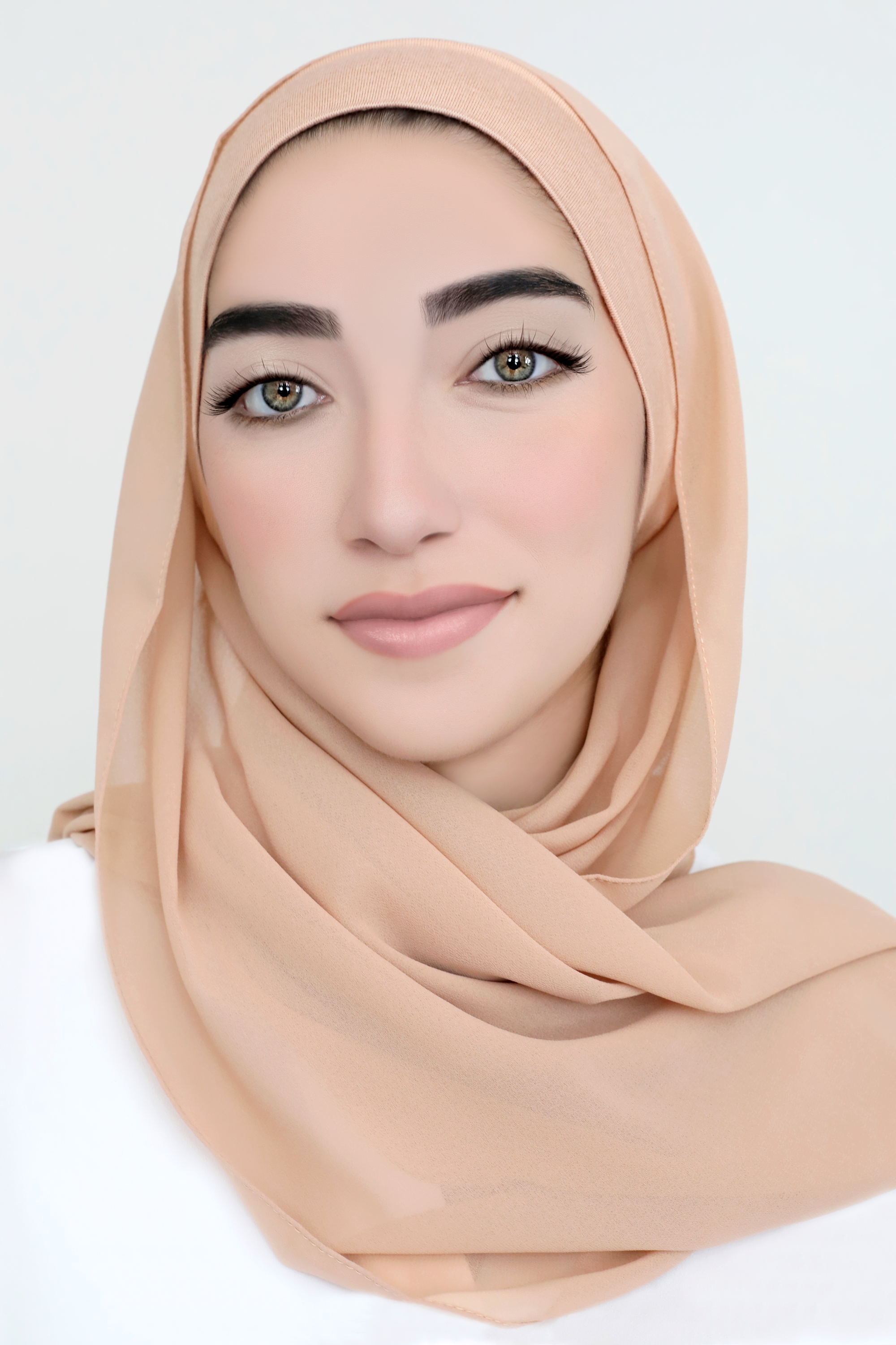 Chiffon Hijab Set-Nude