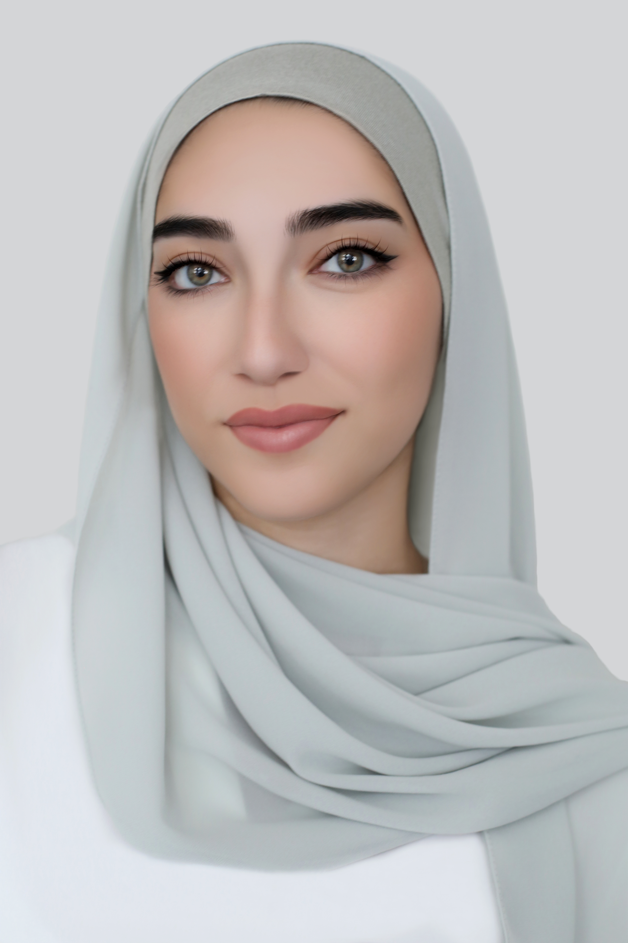 Chiffon Hijab Set-Sage