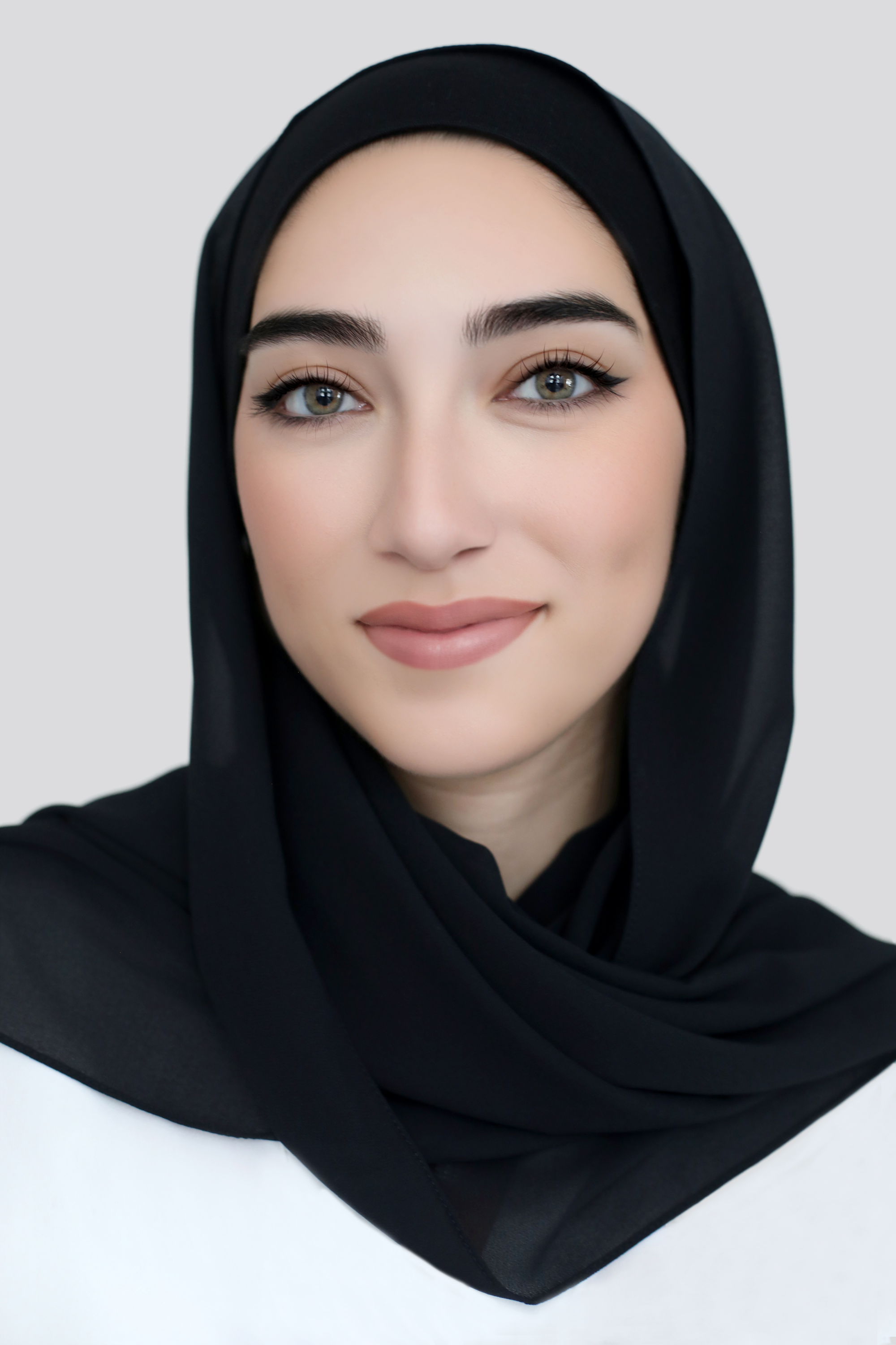 Chiffon Hijab Set-Black