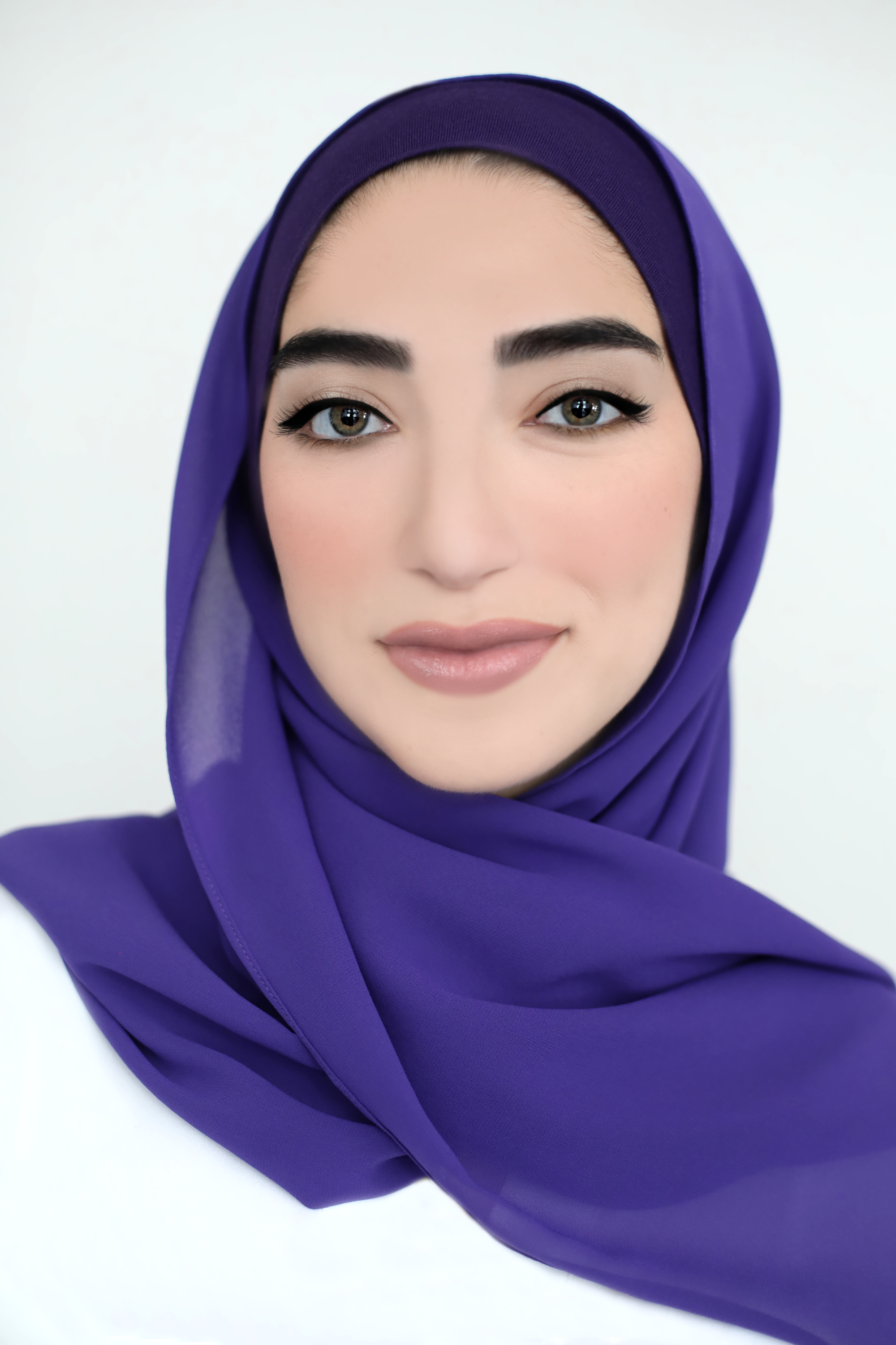 Chiffon Hijab Set-Indigo