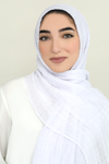 All Boxed Up Light Hijab-White