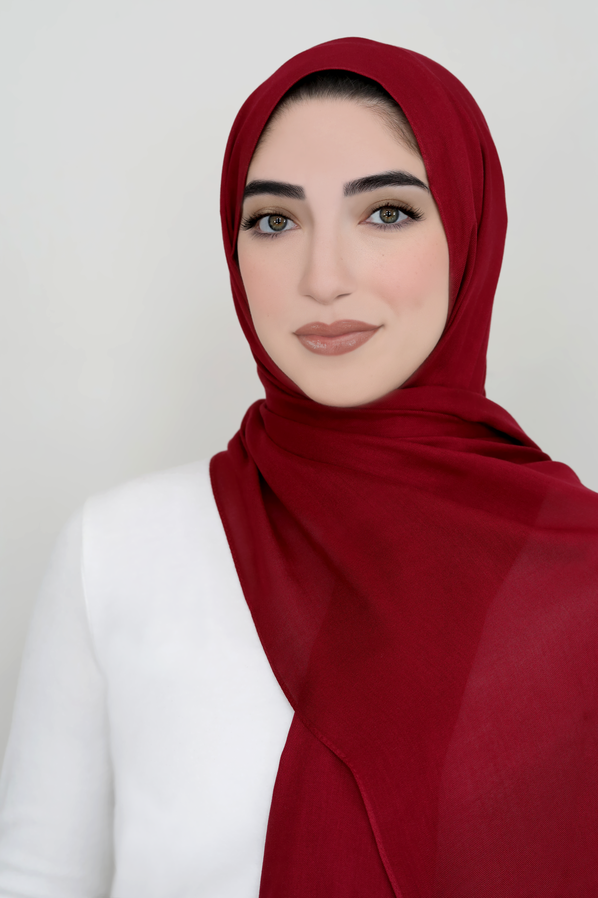 Essential Modal Hijab-Maroon