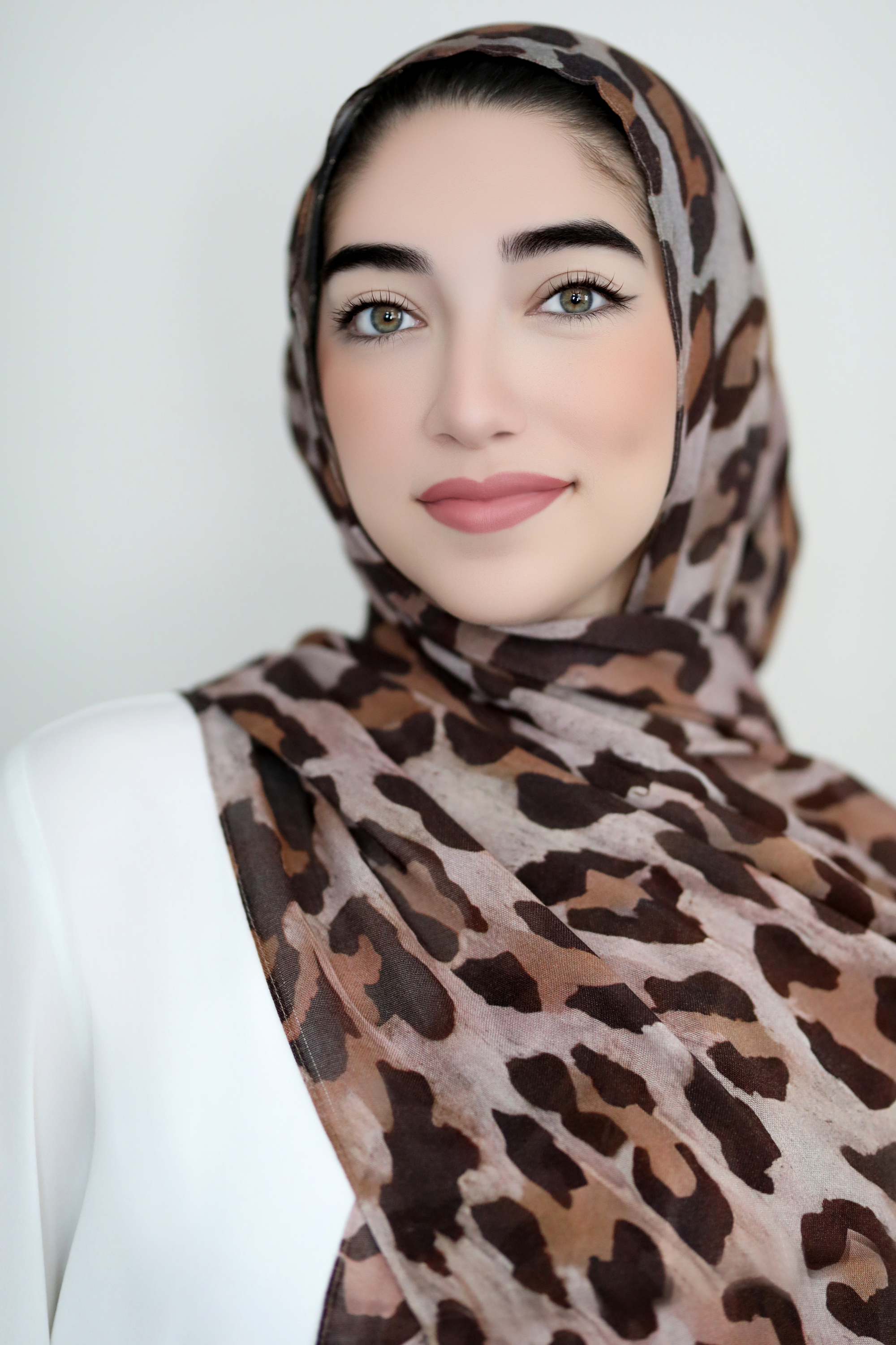 Printed Modal Hijab-Leapard