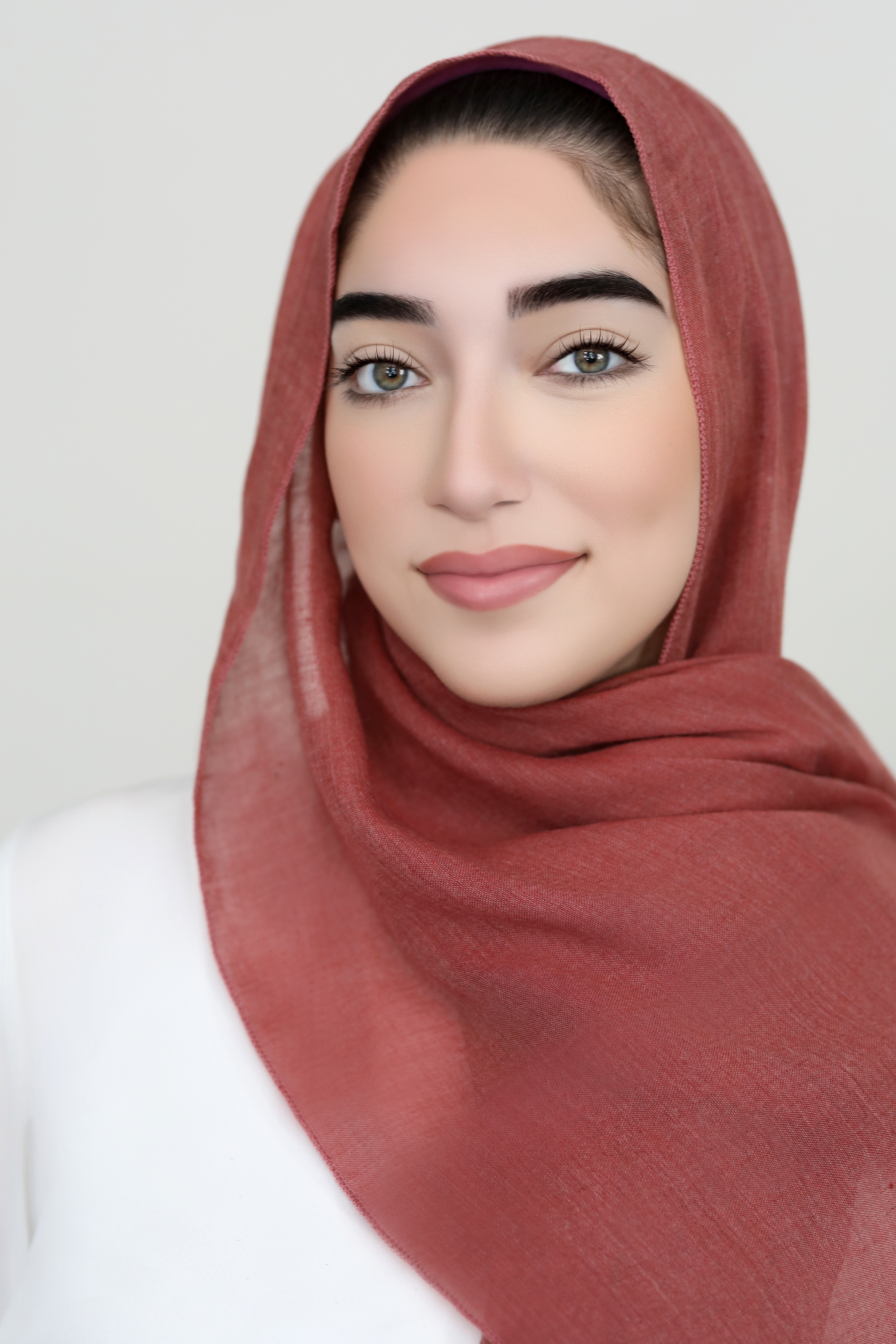 Essential Cotton Light Hijab-Rust