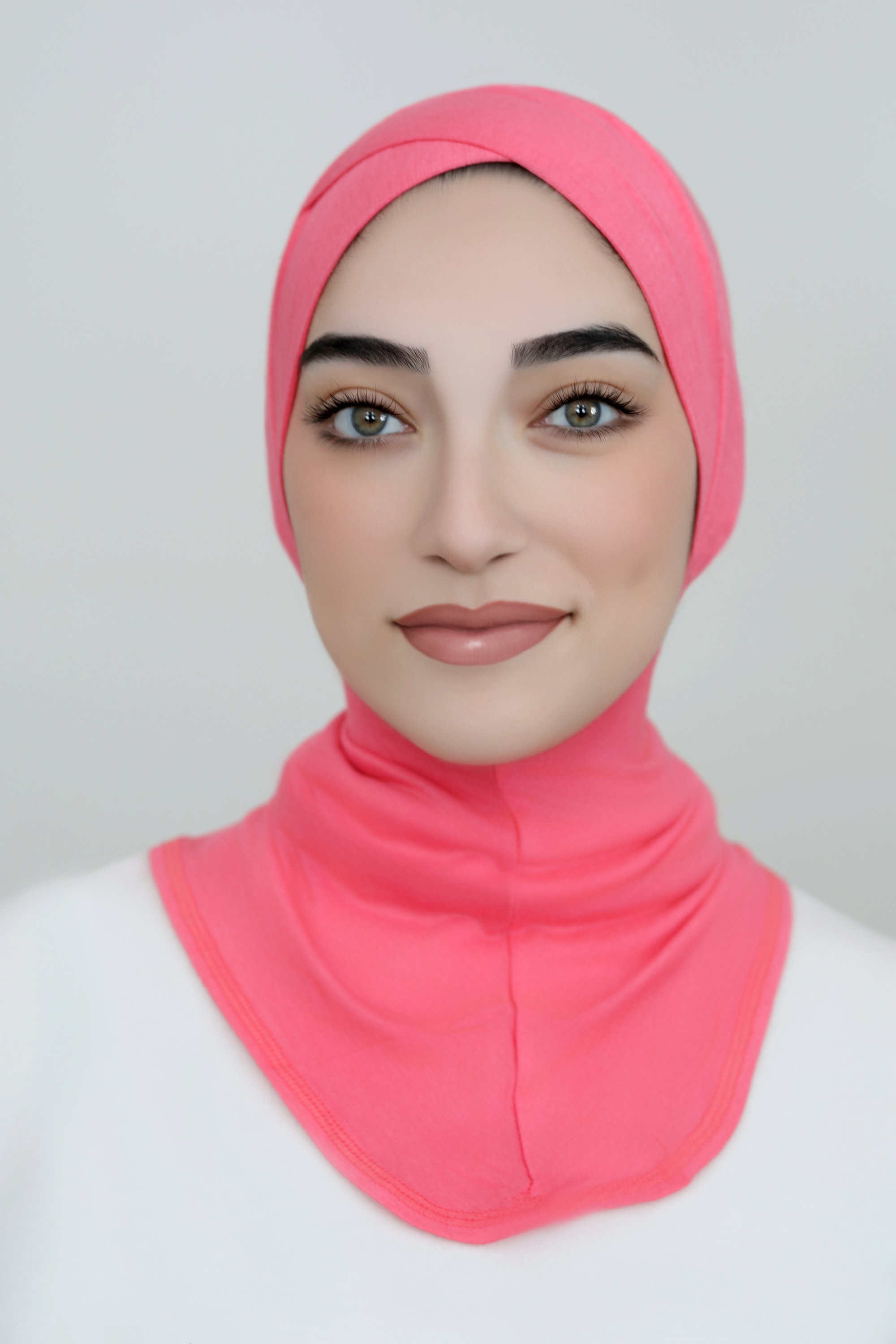Criss Cross Ninja Underscarf-Coral