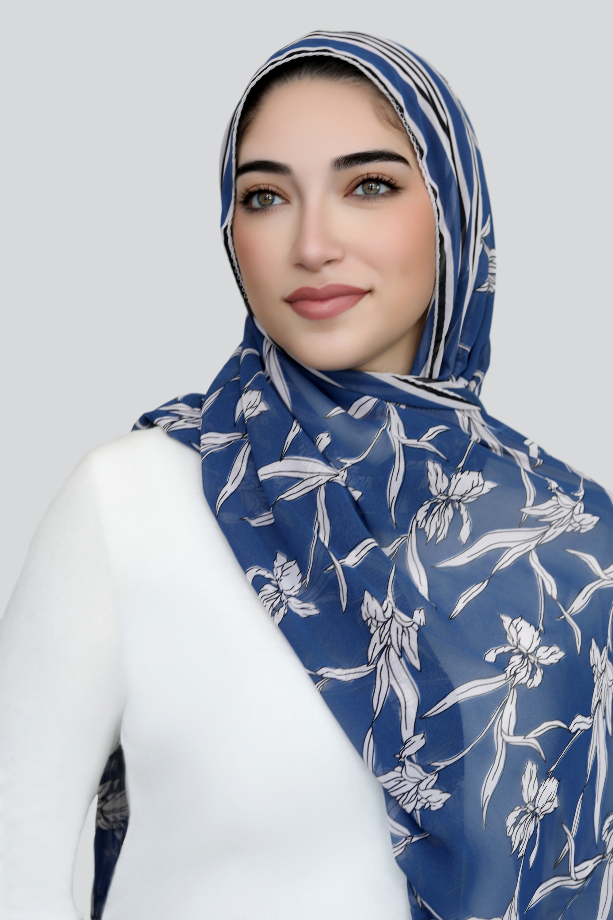 Blue Willow Signature Chiffon Hijab
