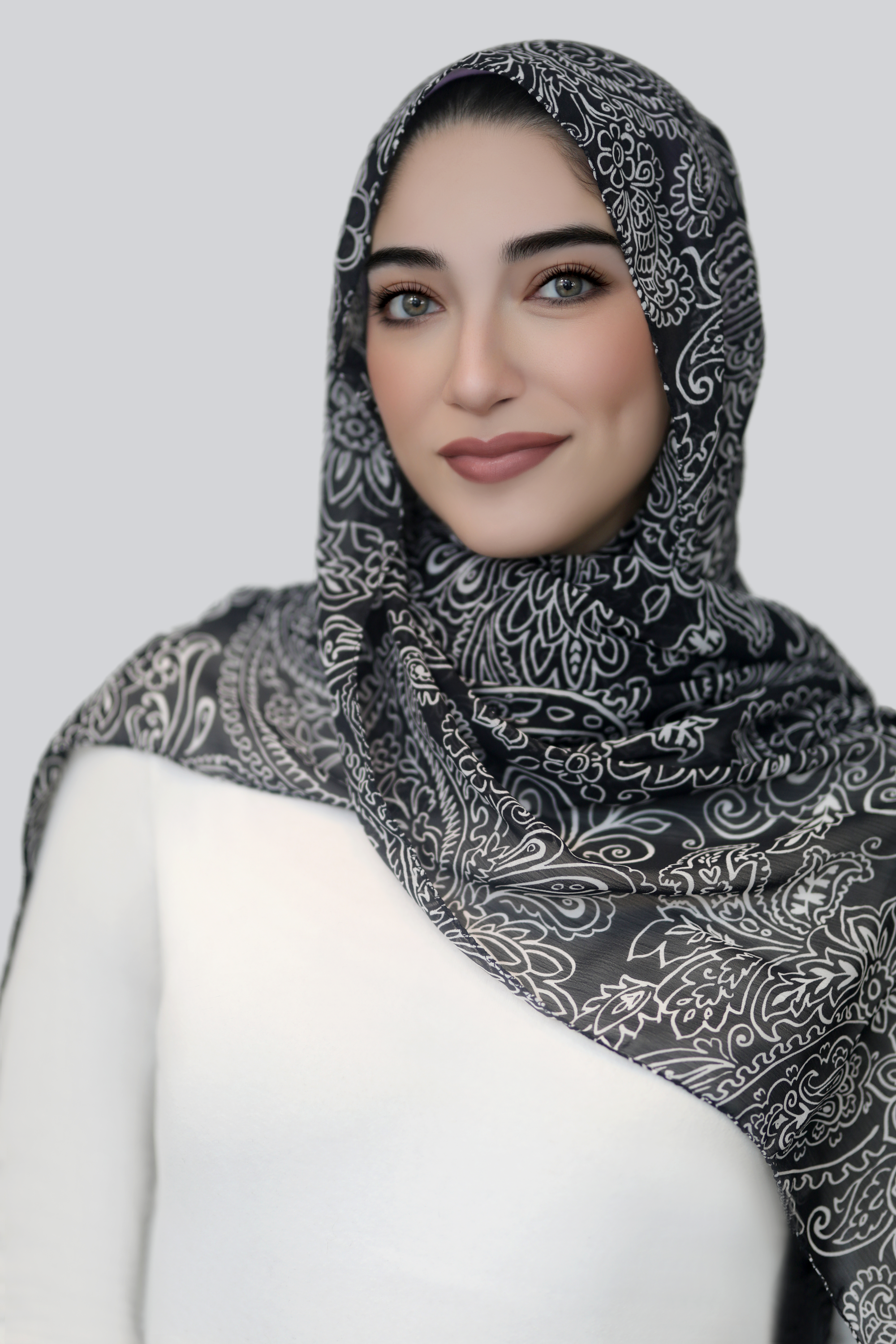 Shadow Paisley Signature Chiffon Hijab