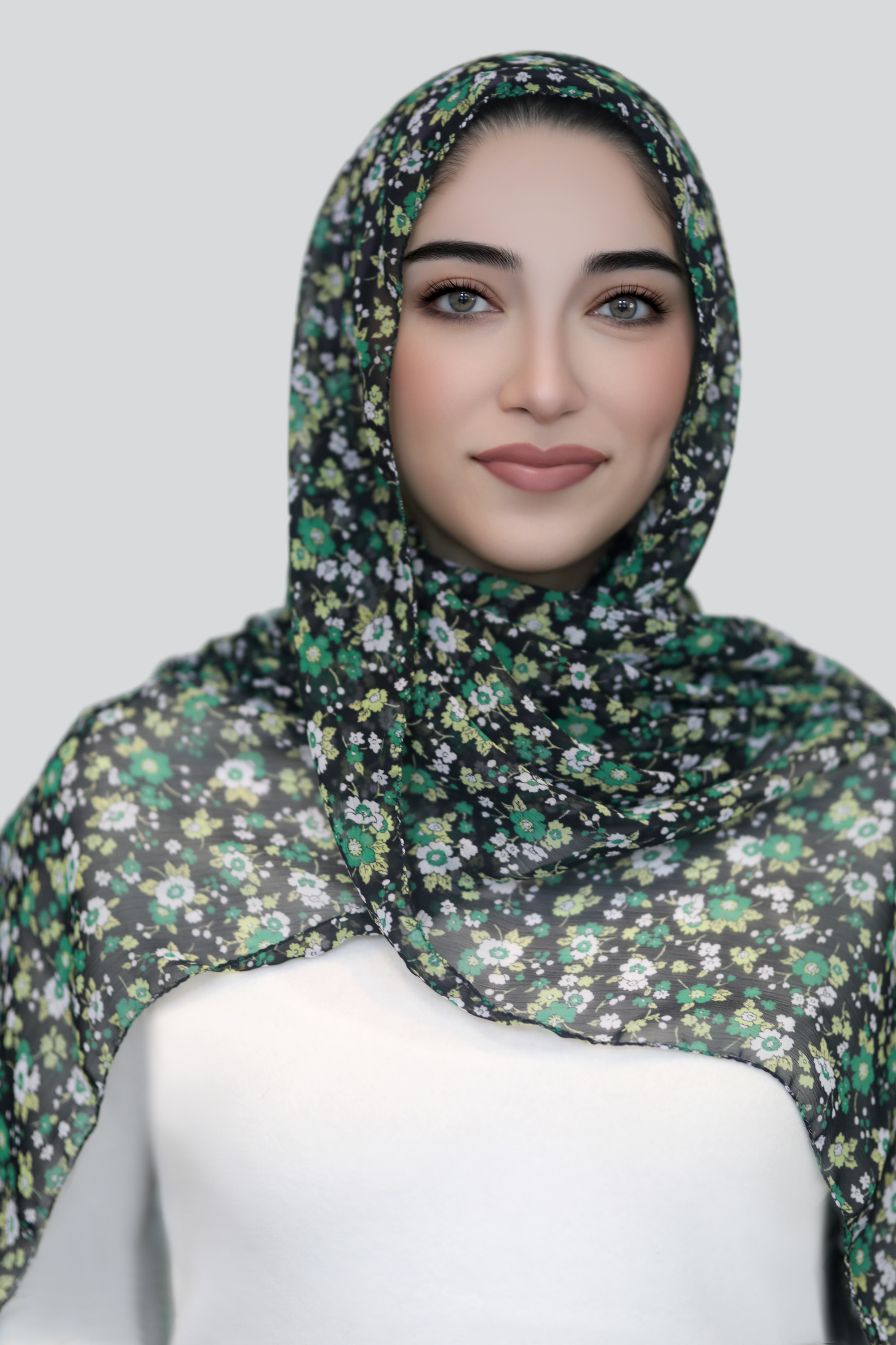 Emerald Meadow Signature Chiffon Hijab