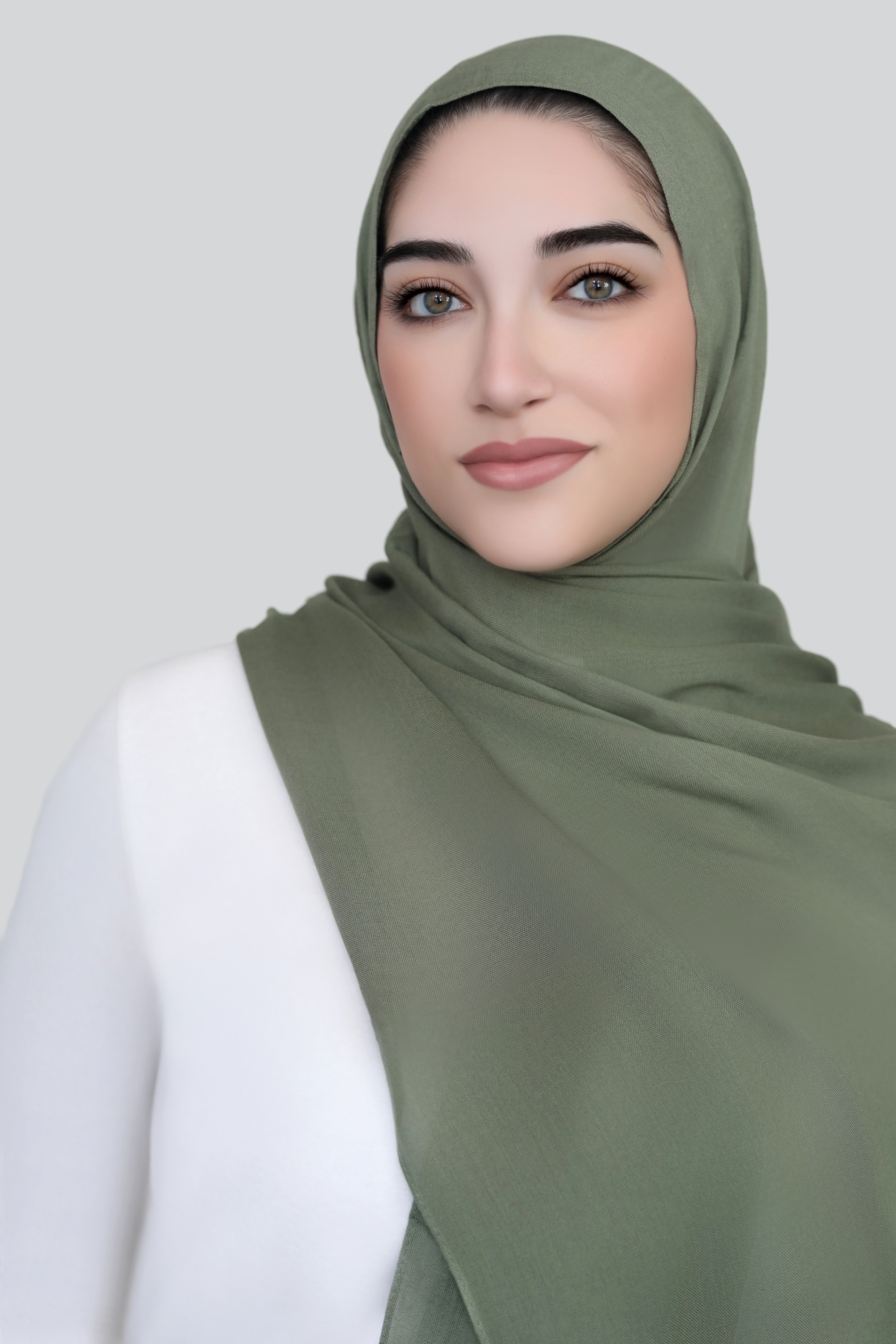 Essential Modal Hijab-Olive Grove