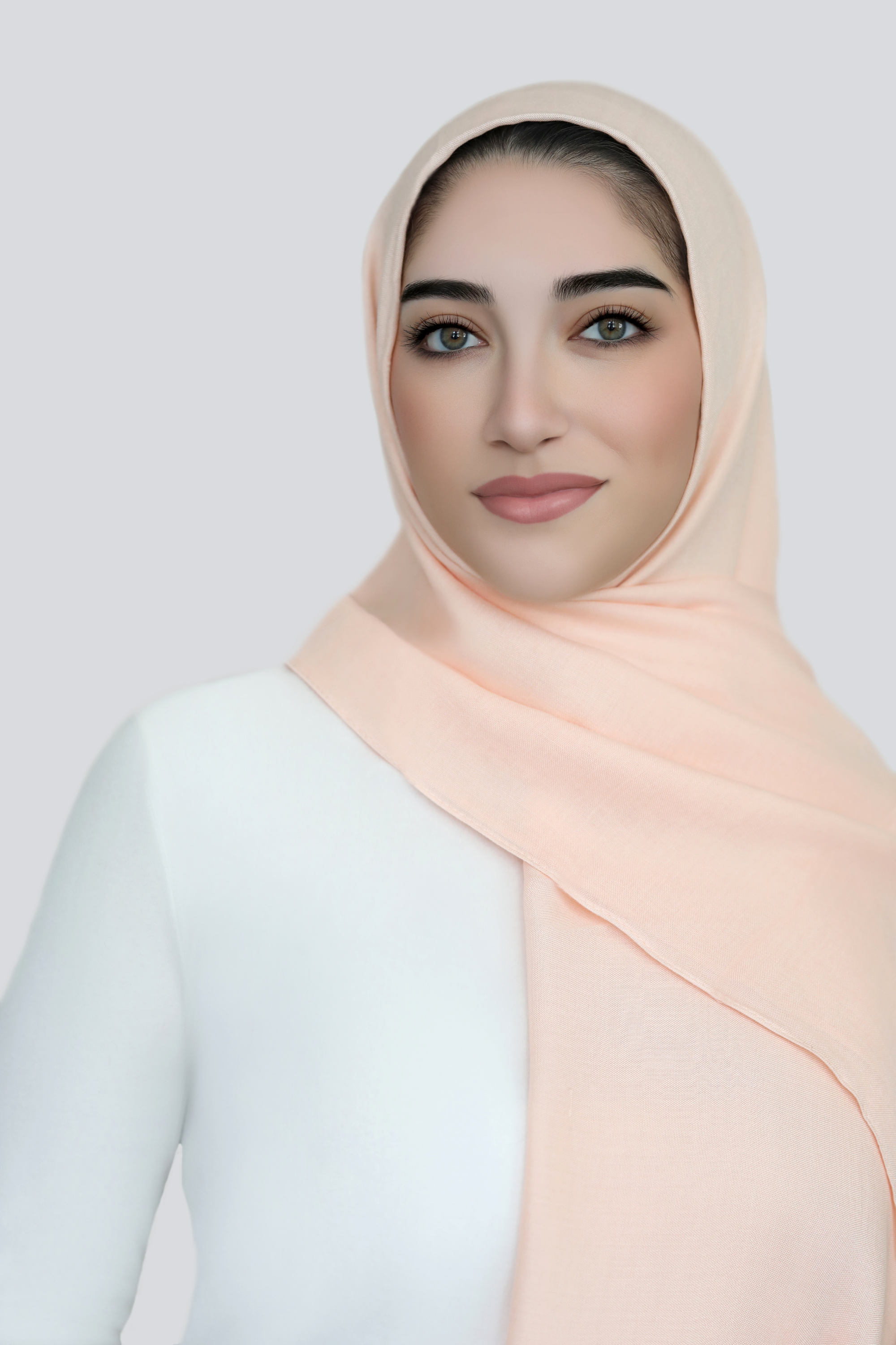 Essential Modal Hijab-Peach