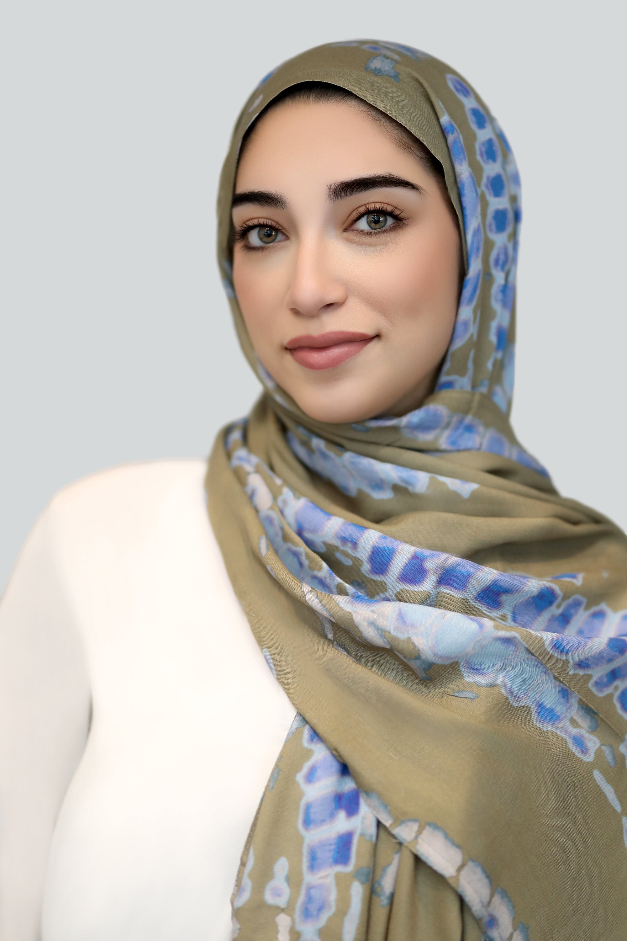 Olive Bloom Modal Hijab