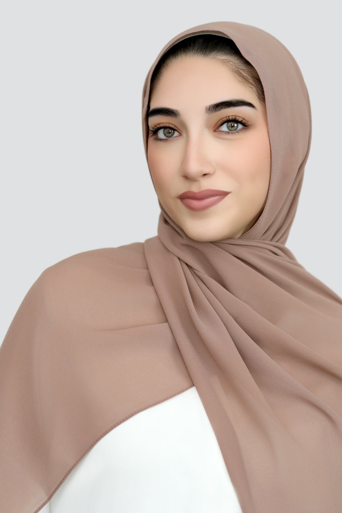 Basic Chiffon Hijab-Bark