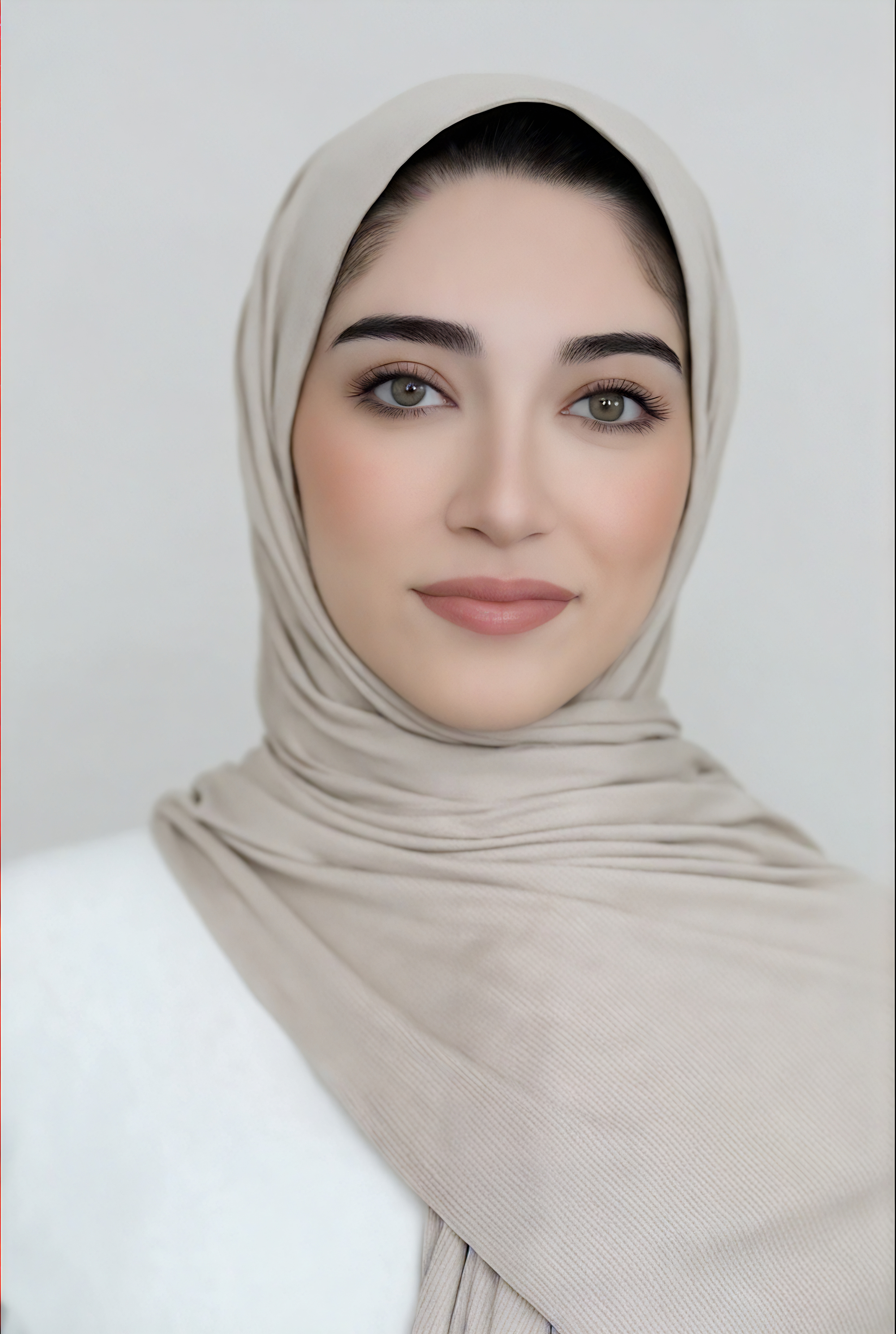 Bamboo Ribbed Jersey Hijab-Seashell