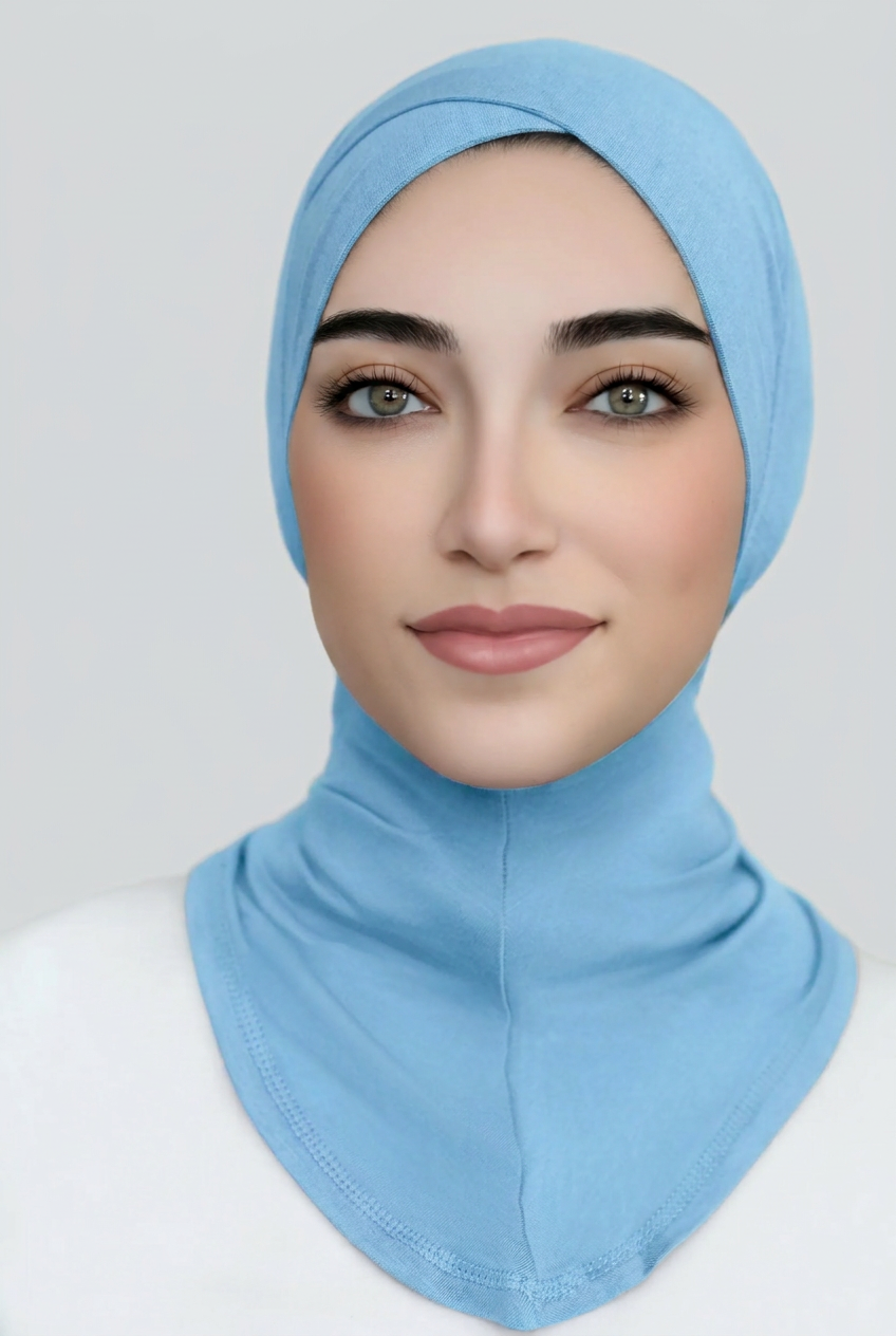 Criss Cross Ninja Underscarf-Blue