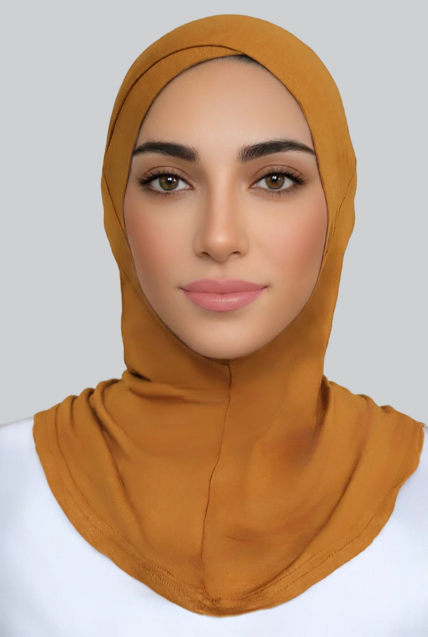 Criss Cross Ninja Underscarf-Honey Brown