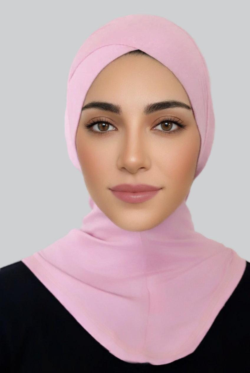 Criss Cross Ninja Underscarf-Rose Pink