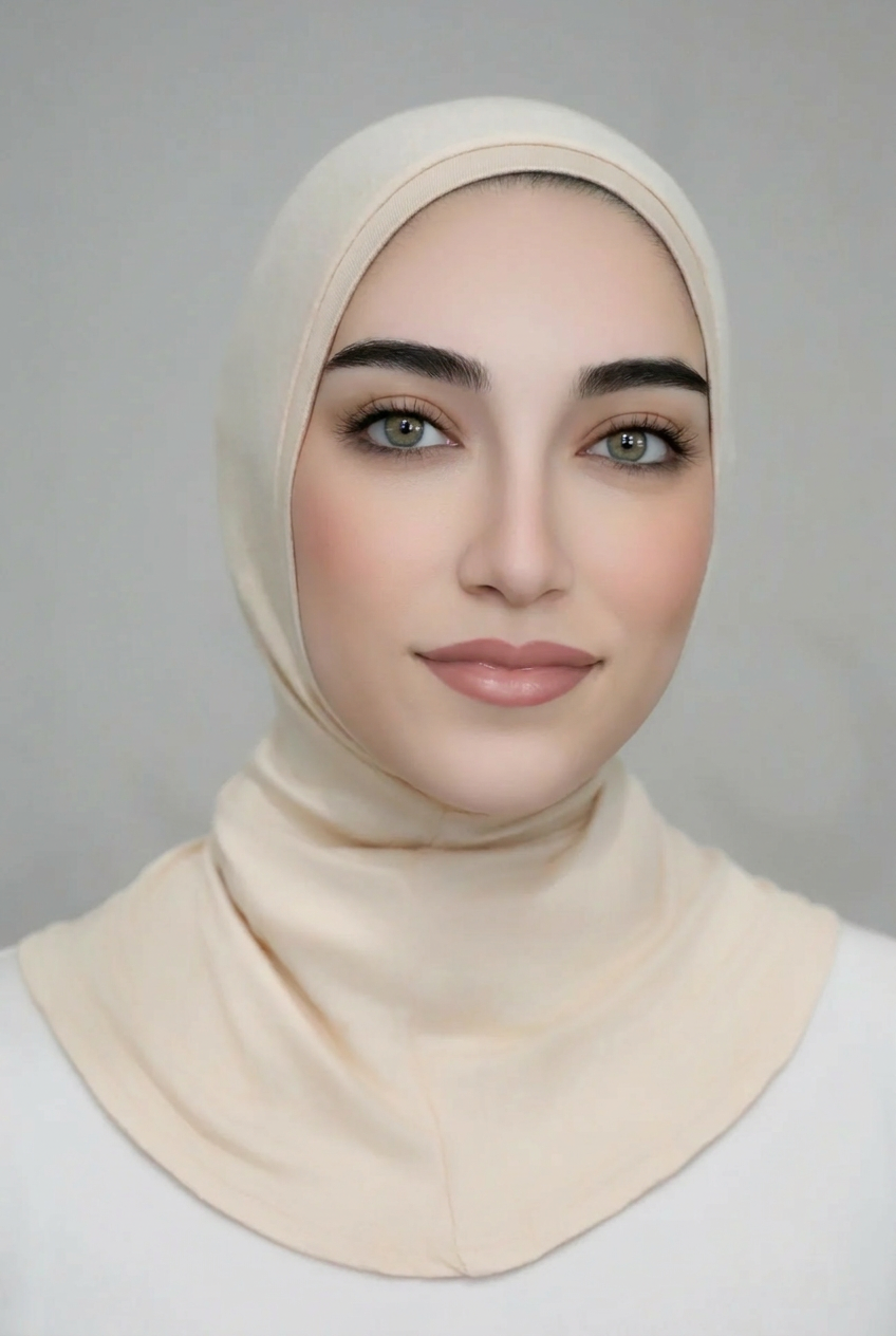 Simple full Underscarf-Beige