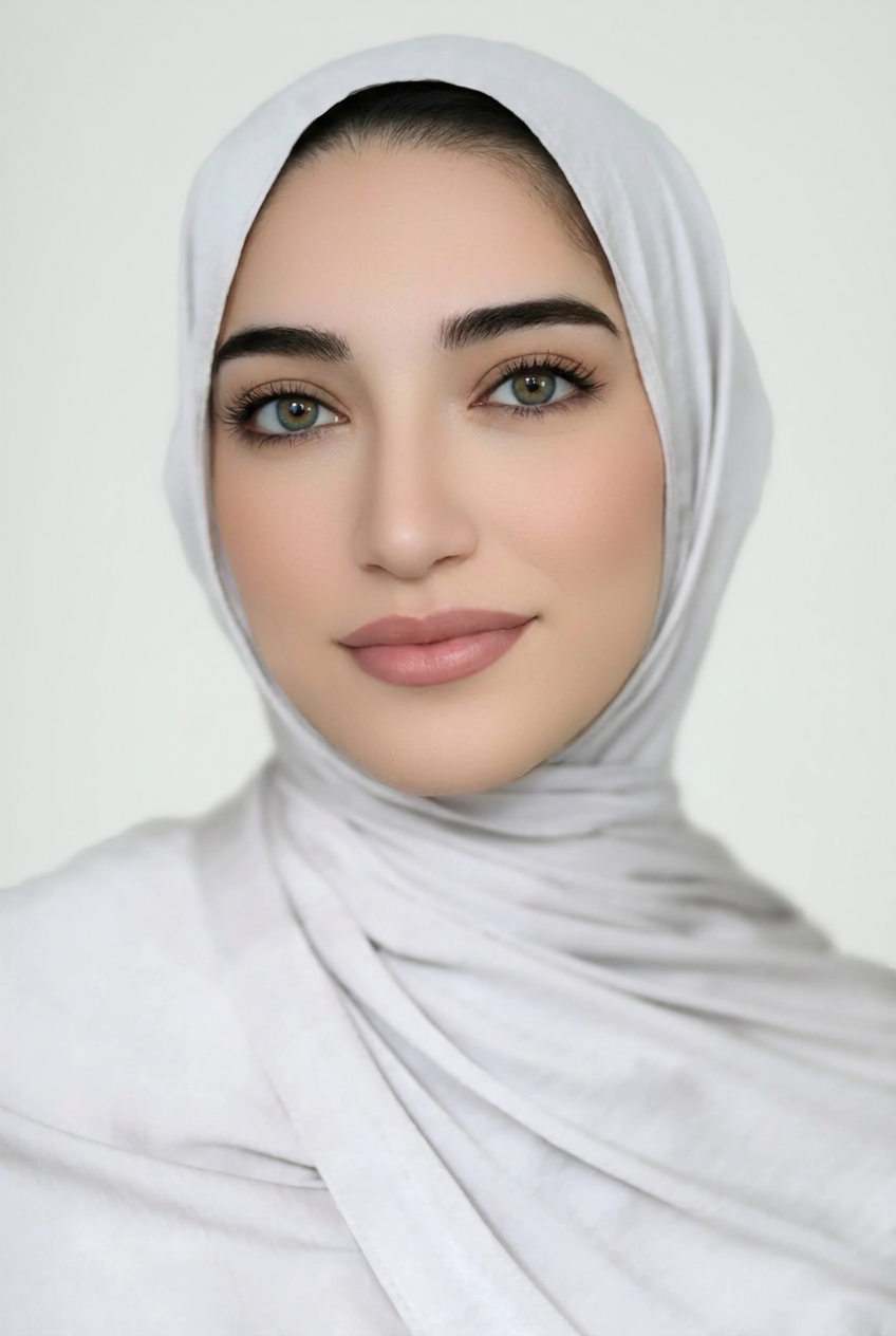 Matte Satin Hijab-Vanilla