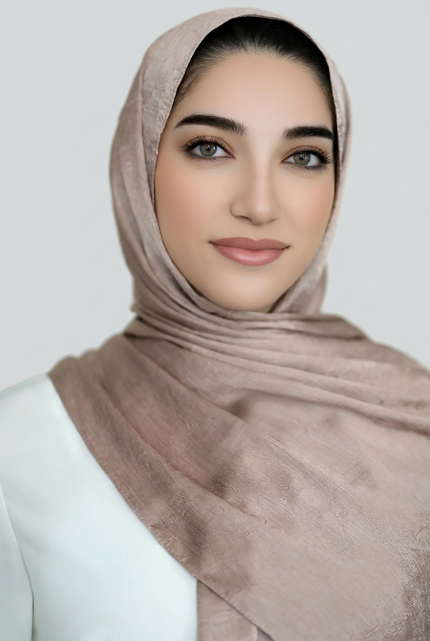 Metallic Crinkle Hijab-Fawn