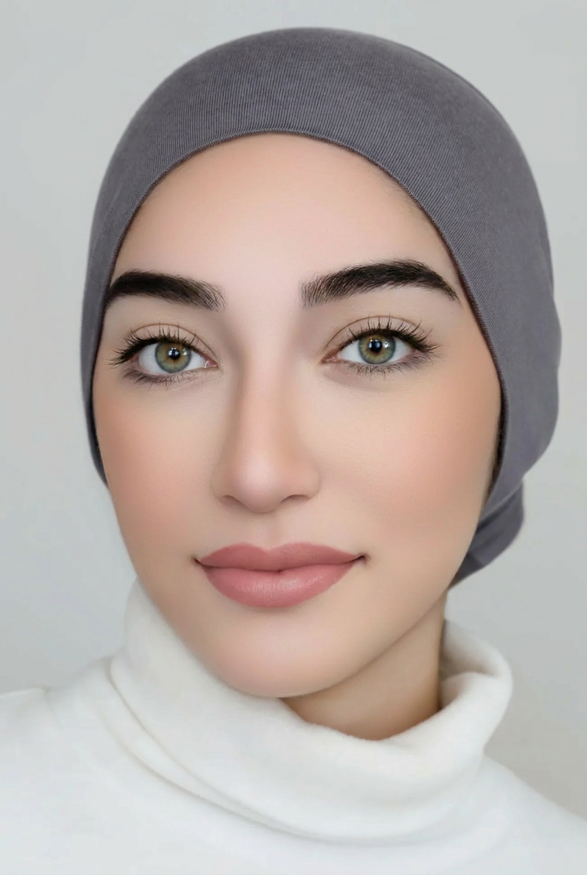 Modal Hijab Set-Gray