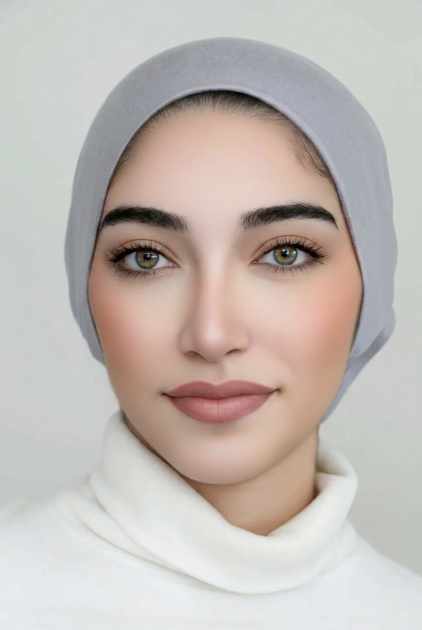Modal Hijab Set-Light Gray
