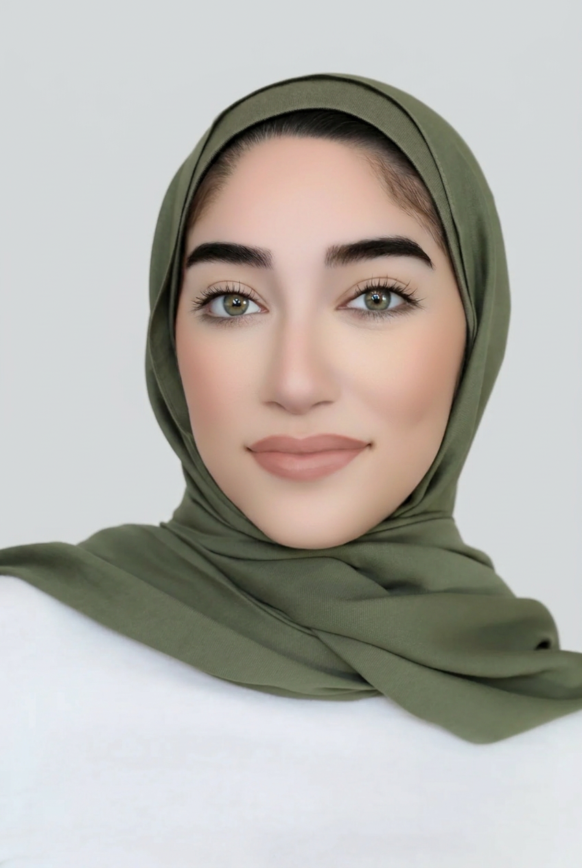 Modal Hijab Set-Olive