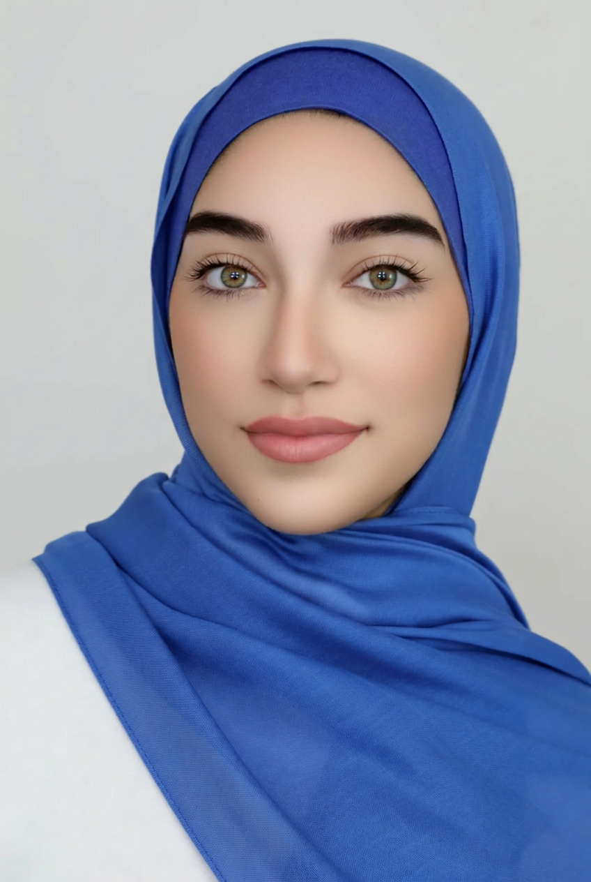 Modal Hijab Set-Royal Blue