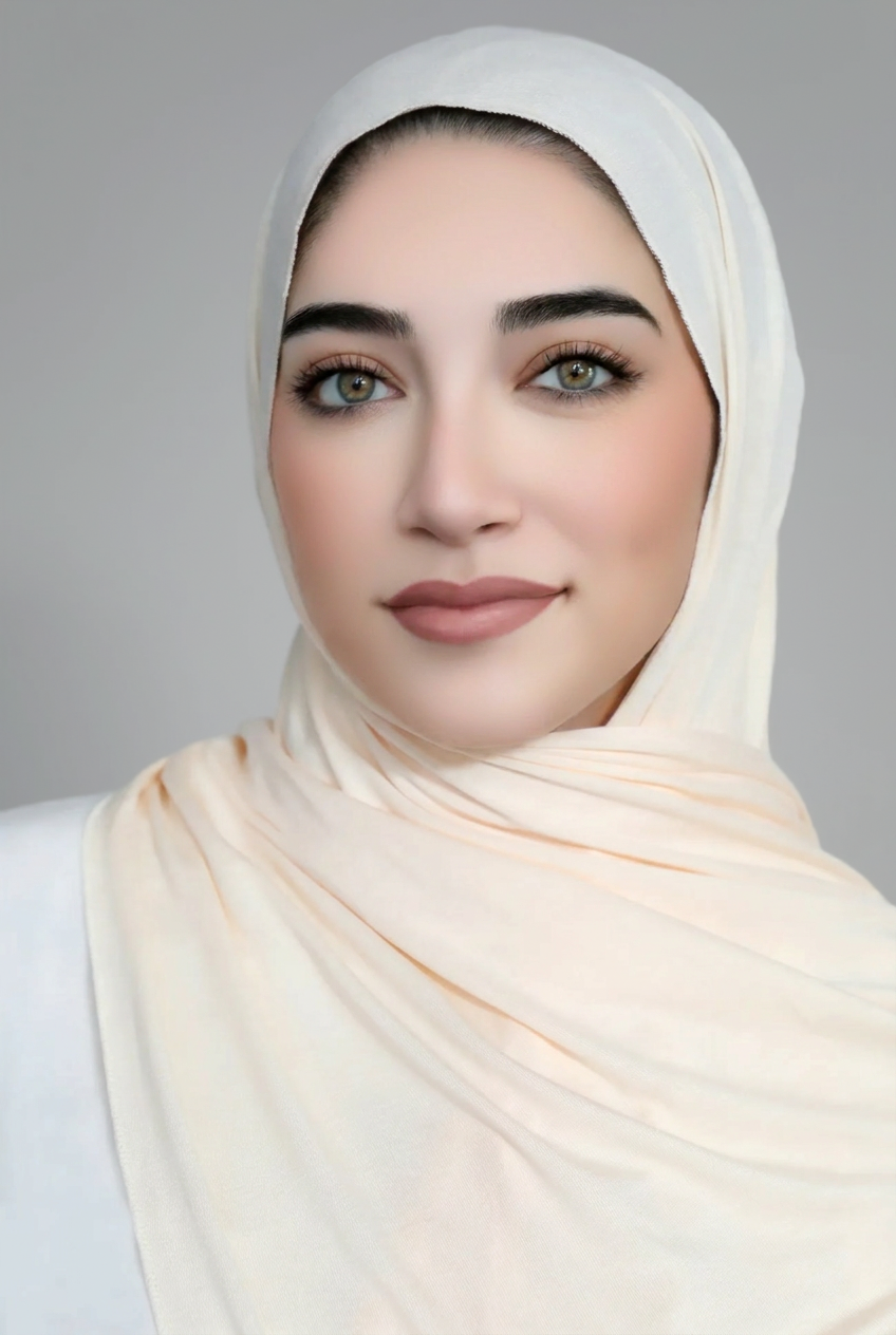 Small Jersey Hijab-Beige