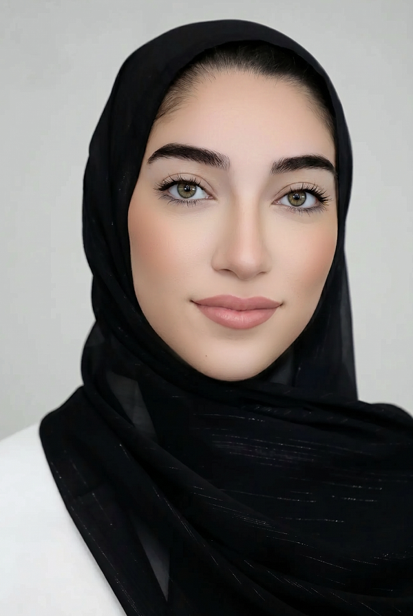 Lurex Shimmer Chiffon Hijab-Black