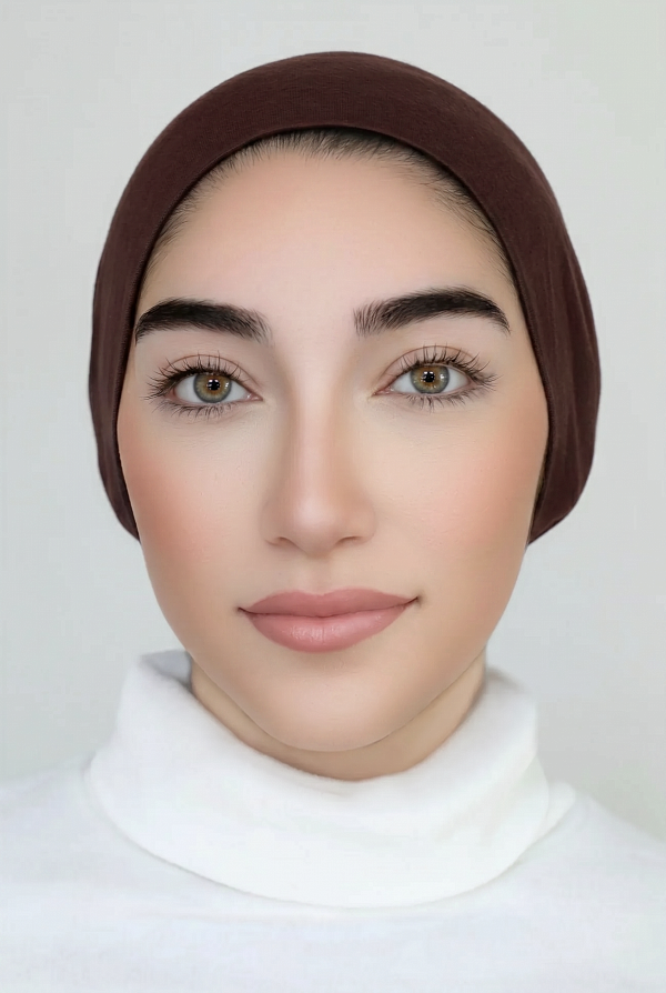 Chiffon Hijab Set-Chocolate