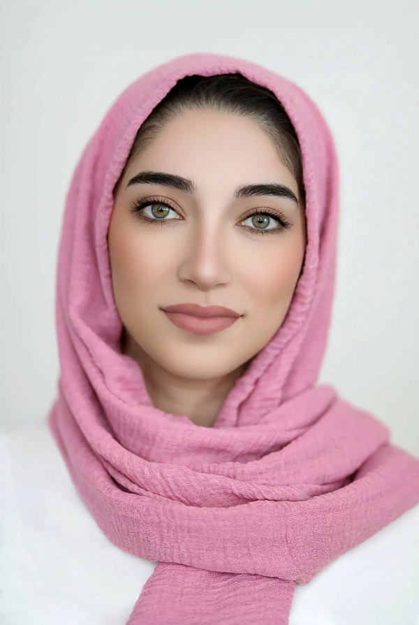Premium Cotton Light Hijab-Pink