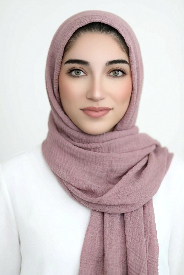 Premium Cotton Light Hijab-Mauve