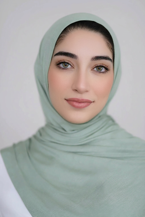Instant Jersey Hijab-Sea Green