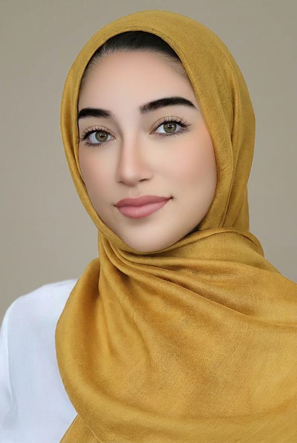 Luxury Light Maxi Hijab-Gold