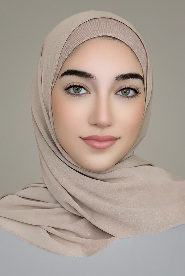 Matching Hijab Set-Light Taupe