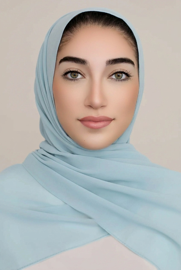 Basic Chiffon Hijab-Sky