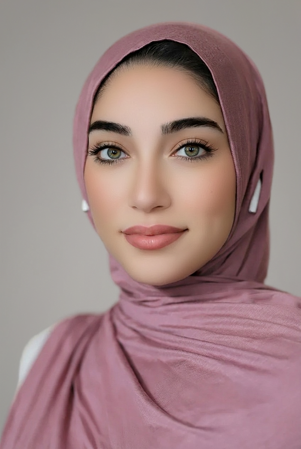 Slit Instant Jersey Hijab-Woodrose
