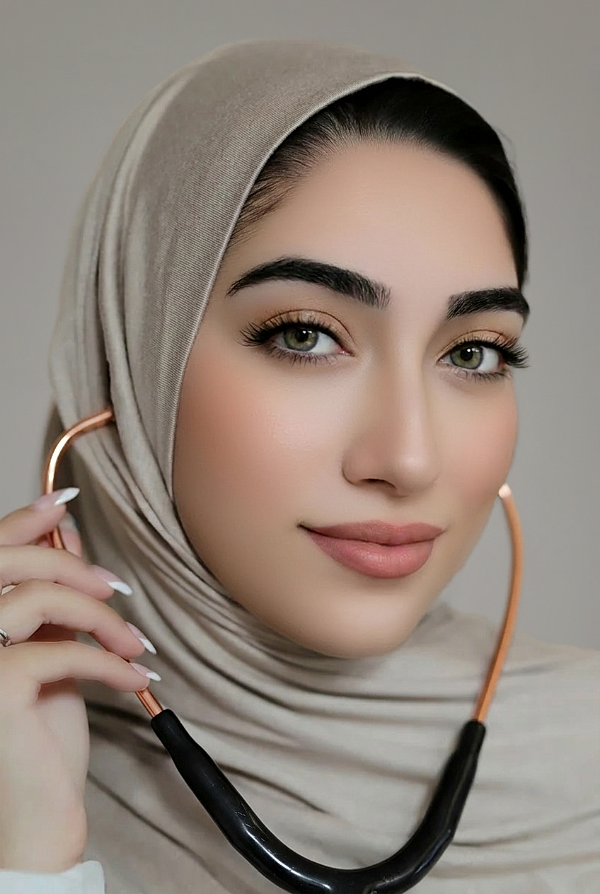 Slit Instant Jersey Hijab-Taupe