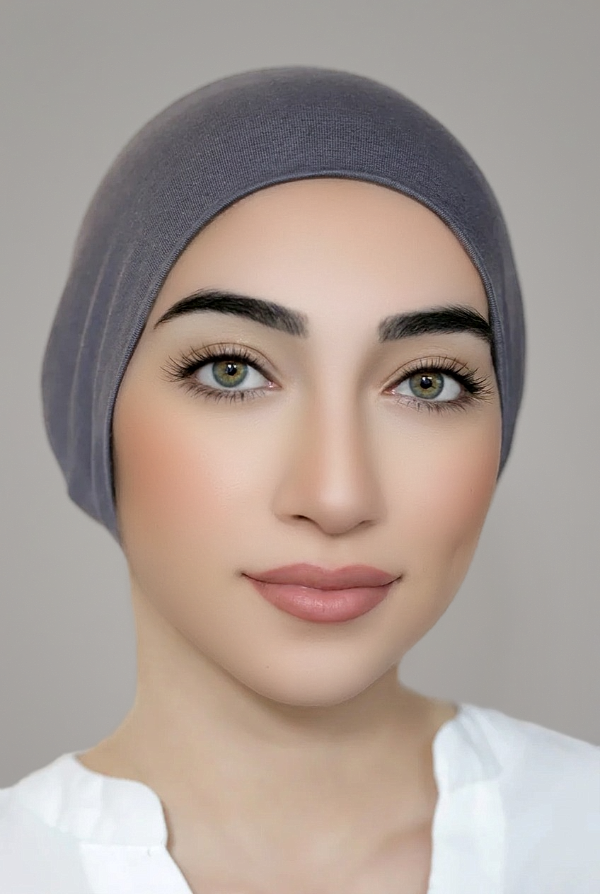 Seamless Tube Underscarf-Dark Gray